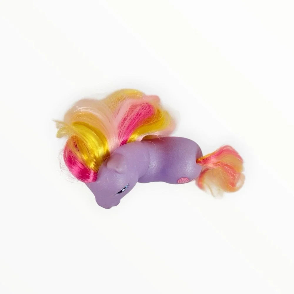 HASBRO MY LITTLE PONY MLP FIGURE G3 TRIPLE TREAT 2003 PURPLE ICE CREAM CANDY